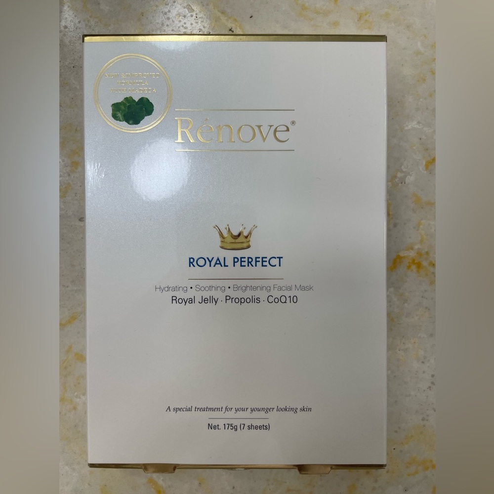 Rénove Royal Perfect Royal Jelly Facial Mask Pack / 7